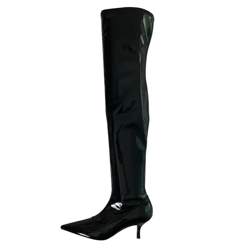 Aniye Records Betsy Cuissard Thigh High Boots Evening Statement Fall Winter 10